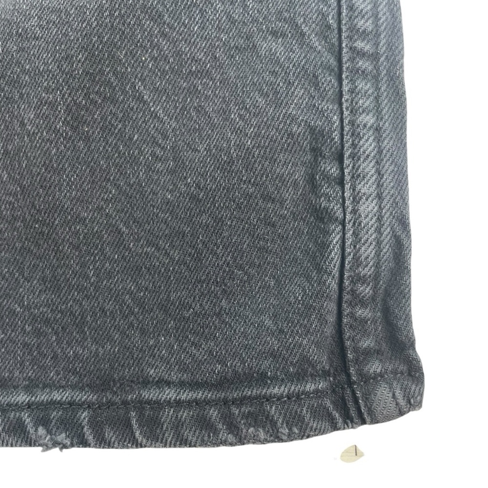 GOOD AMERICAN Good Skate Black High-Rise Cropped Loose Leg Wmn’s Size 2 / 26 NWT - Picture 7 of 7